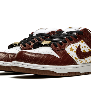 SB Dunk Low 'Supreme - Stars - Barkroot Brown' PR-263310 – Limited