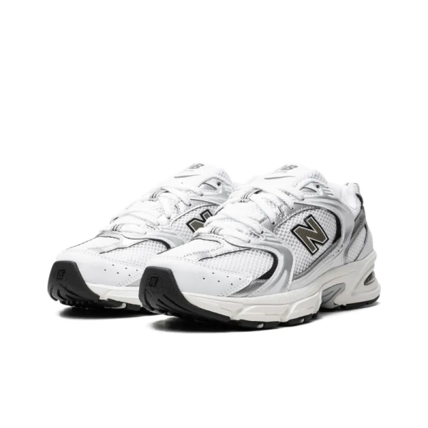 New Balance 530 White Silver Black Sneakers Mr530fdo – Limited - Image 4