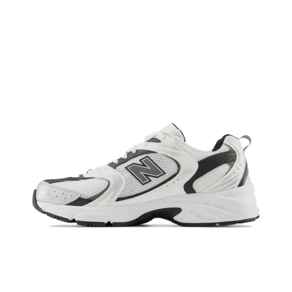 New Balance 530 White Silver Metallic Black Mr530lb – Iconic - Image 2