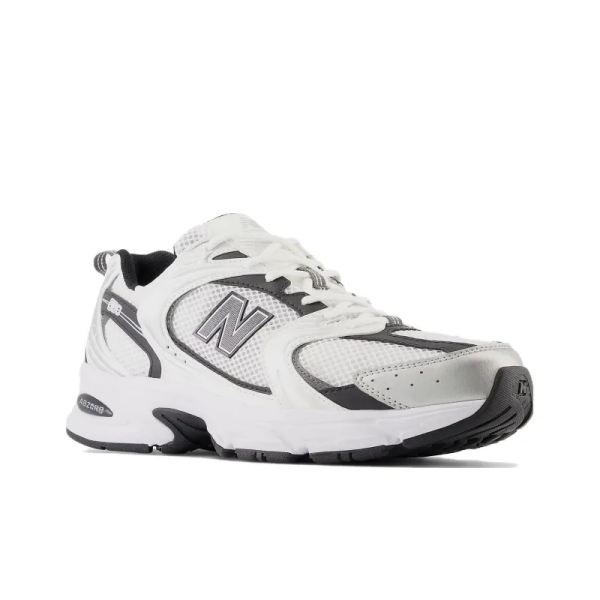 New Balance 530 White Silver Metallic Black Mr530lb – Iconic - Image 3