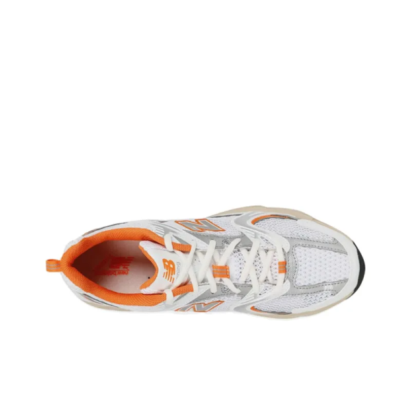New Balance 530 White Silver Orange Mr530eb – Streetwear - Image 3
