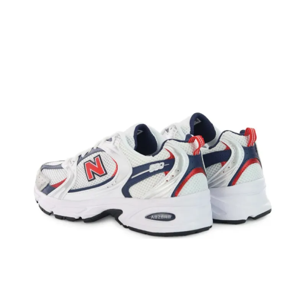 New Balance 530 White Team Red Navy Mr530lo – Style - Image 4