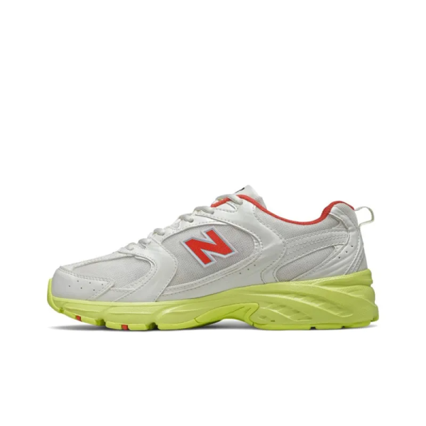 New Balance 530 White Volt Orange Mr530si – Style - Image 2