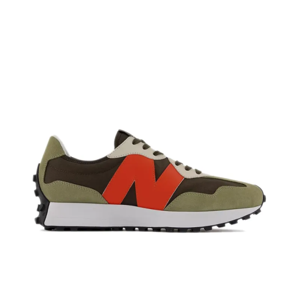 New Balance 327 True Olive Vibrant Orange Ms327be – Drop