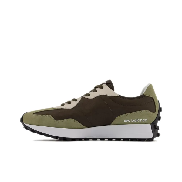 New Balance 327 True Olive Vibrant Orange Ms327be – Drop - Image 3