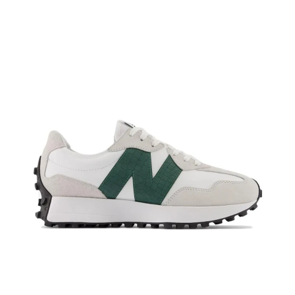 New Balance 327 White Nightwatch Green WS327DC – Iconic