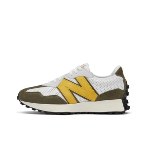 New Balance 327 White Yellow Olive MS327PO – For Men