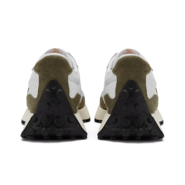 New Balance 327 White Yellow Olive MS327PO – For Men - Image 4