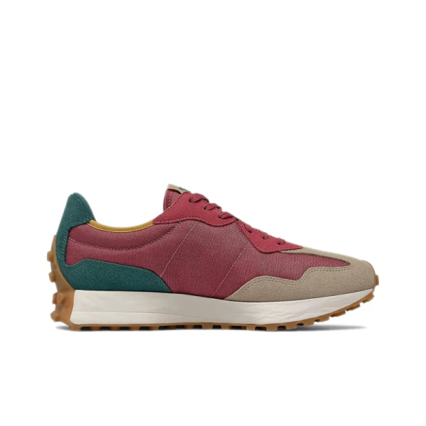 New Balance 327 Bordeaux Tan Teal MS327WT1 – Style - Image 2