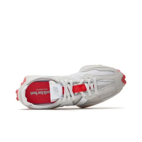 Levis X New Balance Nb 327 Running Shoes Unisex Low-top Gray Red Ms327lvc – Drop - Image 4