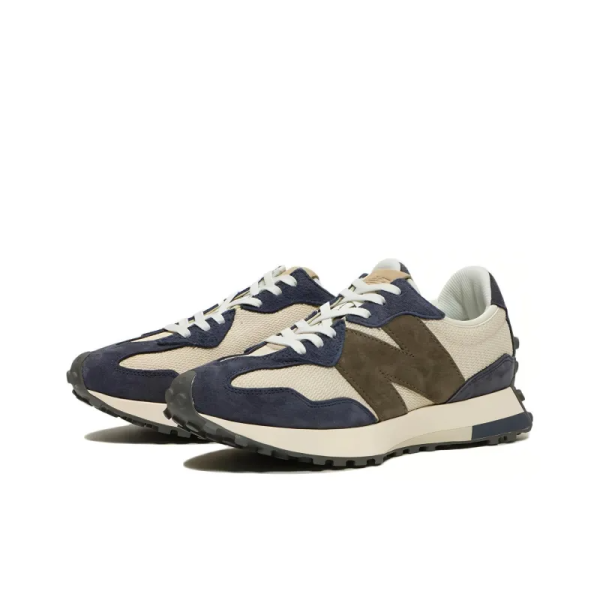 New Balance 327 Navy Bone Olive Ms327dt – Limited - Image 2