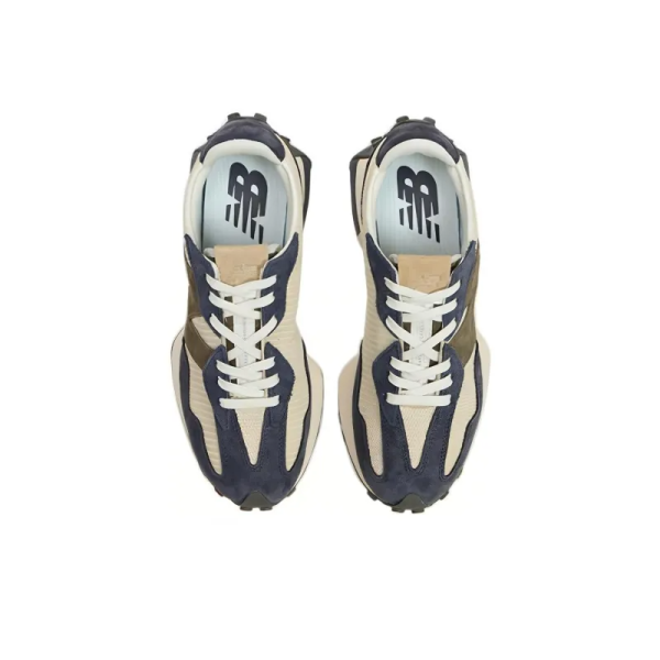 New Balance 327 Navy Bone Olive Ms327dt – Limited - Image 3