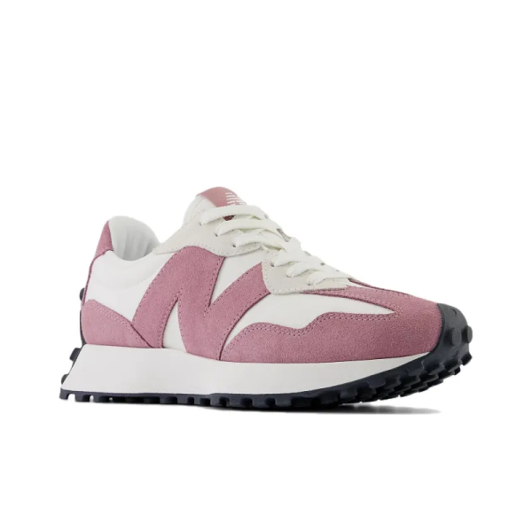 New Balance 327 Pink White Suede Ws327mb – Iconic - Image 3