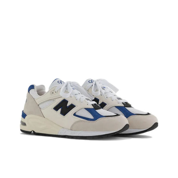 New Balance 990v2 Miusa White Blue M990wb2 – Drop - Image 3