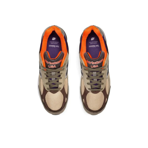 New Balance 990v3 Miusa Teddy Santis Khaki Orange M990bt3 – Limited - Image 3
