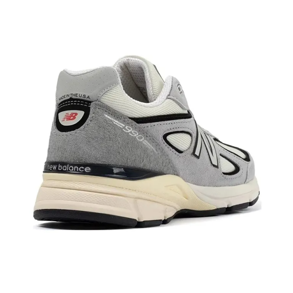 New Balance 990v4 Miusa Teddy Santis Grey Black Cream U990tg4 – For Men - Image 4
