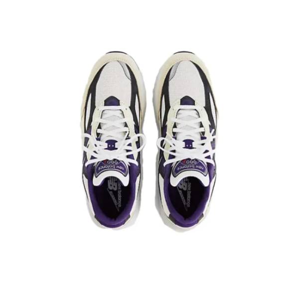 New Balance 990v6 Miusa Teddy Santis White Black Plum U990wb6 – For Men - Image 4