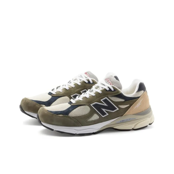 New Balance Made In Usa 990v3 Olive Sneakers M990to3 – Streetwear - Image 3