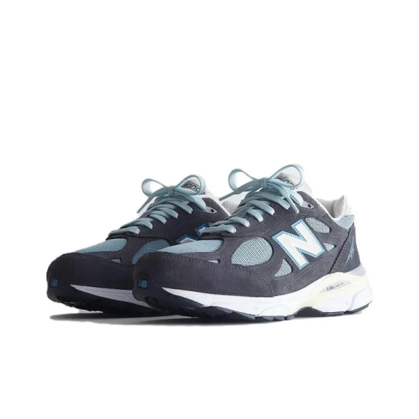 New Balance X Kith 990 V3 'steel Blue Grey' Sneakers M990ks3 – Drop - Image 3