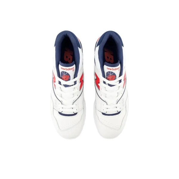 New Balance Nb 550 Skateboarding Shoes Unisex Low-top Whitered Bb550esd – Drop - Image 4