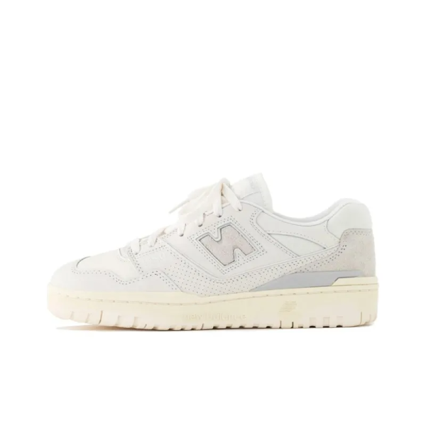 New Balance X Aimé Leon Dore 550 'white Leather' Sneakers Bb550am1 – For Men