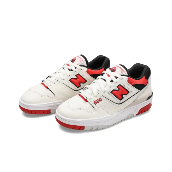 New Balance 550 Sea Salt True Red Bb550vtb – Style - Image 3