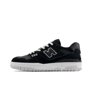 New Balance 550 Suede Perforated Leather Black White Bb550pra – Drop