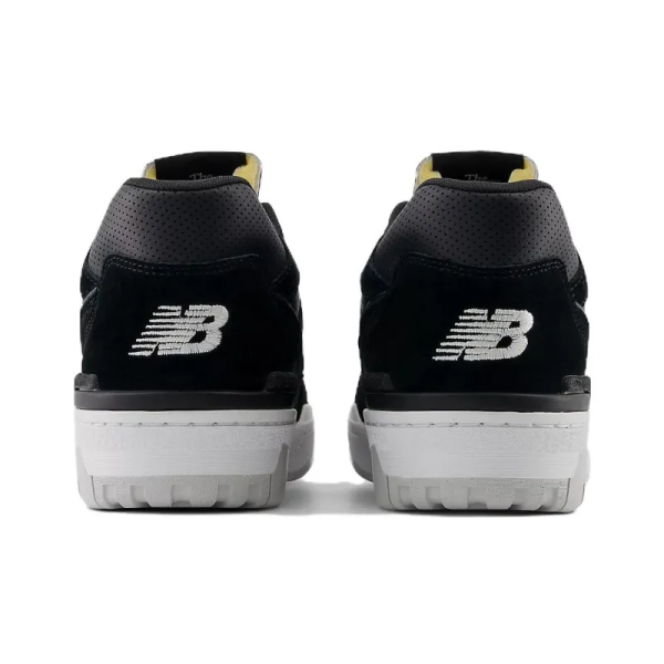 New Balance 550 Suede Perforated Leather Black White Bb550pra – Drop - Image 5