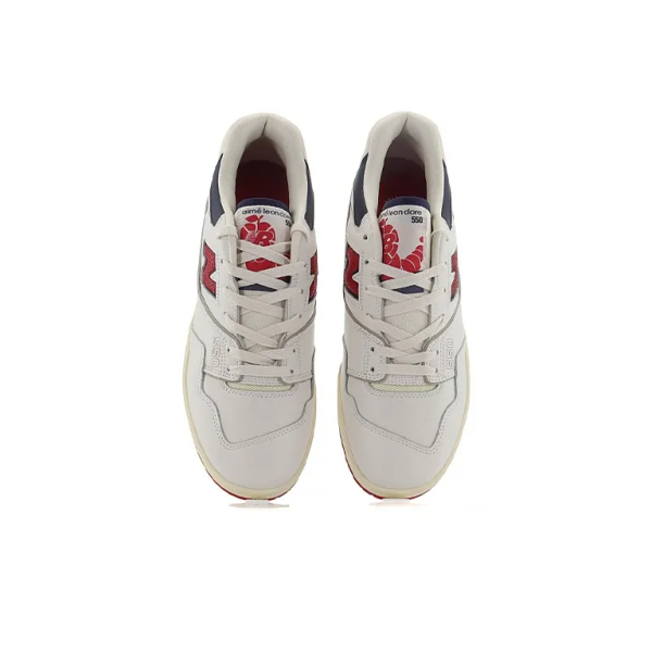 New Balance 550 Aime Leon Dore White Navy Red Bb550a3 – Iconic - Image 4