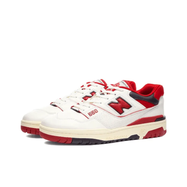 New Balance 550 Aime Leon Dore White Red BB550AE1 – Limited - Image 3