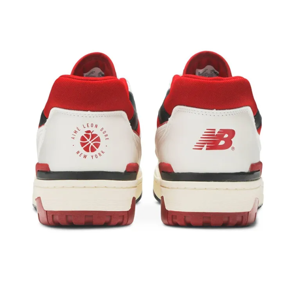 New Balance 550 Aime Leon Dore White Red BB550AE1 – Limited - Image 4