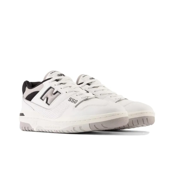 New Balance 550 White Concrete Black Bb550ncl – Drop - Image 3