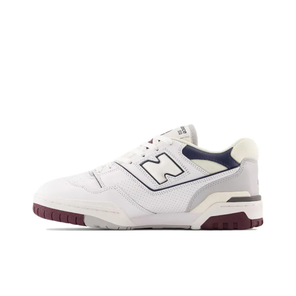 New Balance 550 White Natural Indigo Burgundy BB550PWB – For Men - Image 2