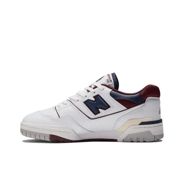 New Balance 550 White Navy Nb Burgundy Bb550ncd – Style - Image 2