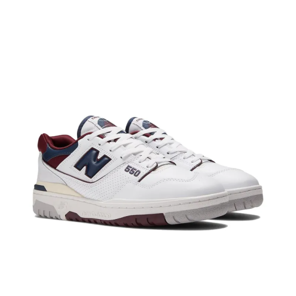 New Balance 550 White Navy Nb Burgundy Bb550ncd – Style - Image 3