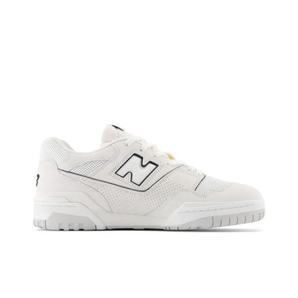 New Balance 550 White Perforated Leather Black Bb550prb – Limited - Image 2