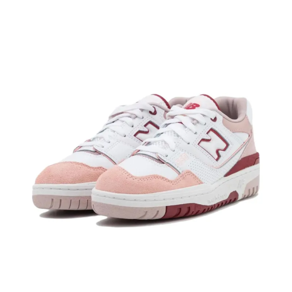 New Balance 550 White Scarlet Bbw550zv – Streetwear - Image 2